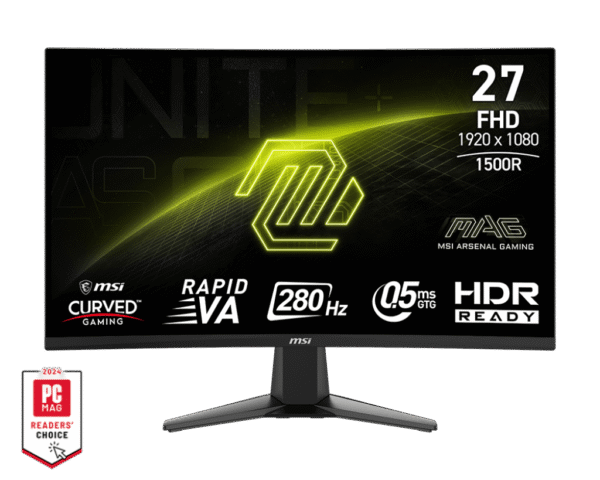 MSI MAG 276CXF 27inch FHD HDR 280Hz Curved Gaming Monitor