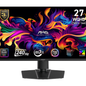 MSI MAG 273QP QD-OLED X24 27-inch (QHD) 240Hz, Adaptive-Sync Gaming Monitor